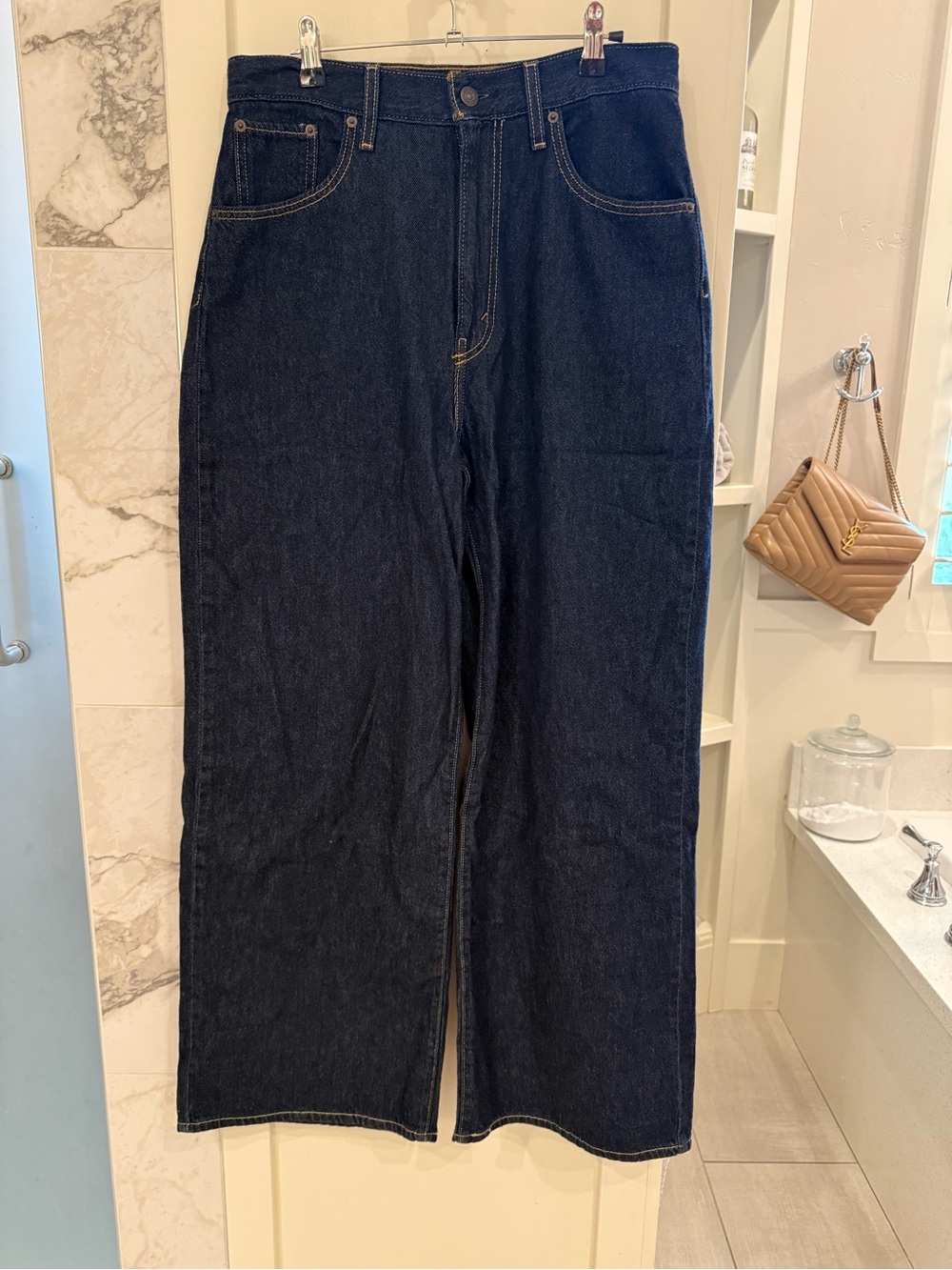 Levi's Dark Blue Relaxed Straight Women's Jeans